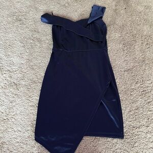 Windsor Midnight Blue Asymmetrical Dress